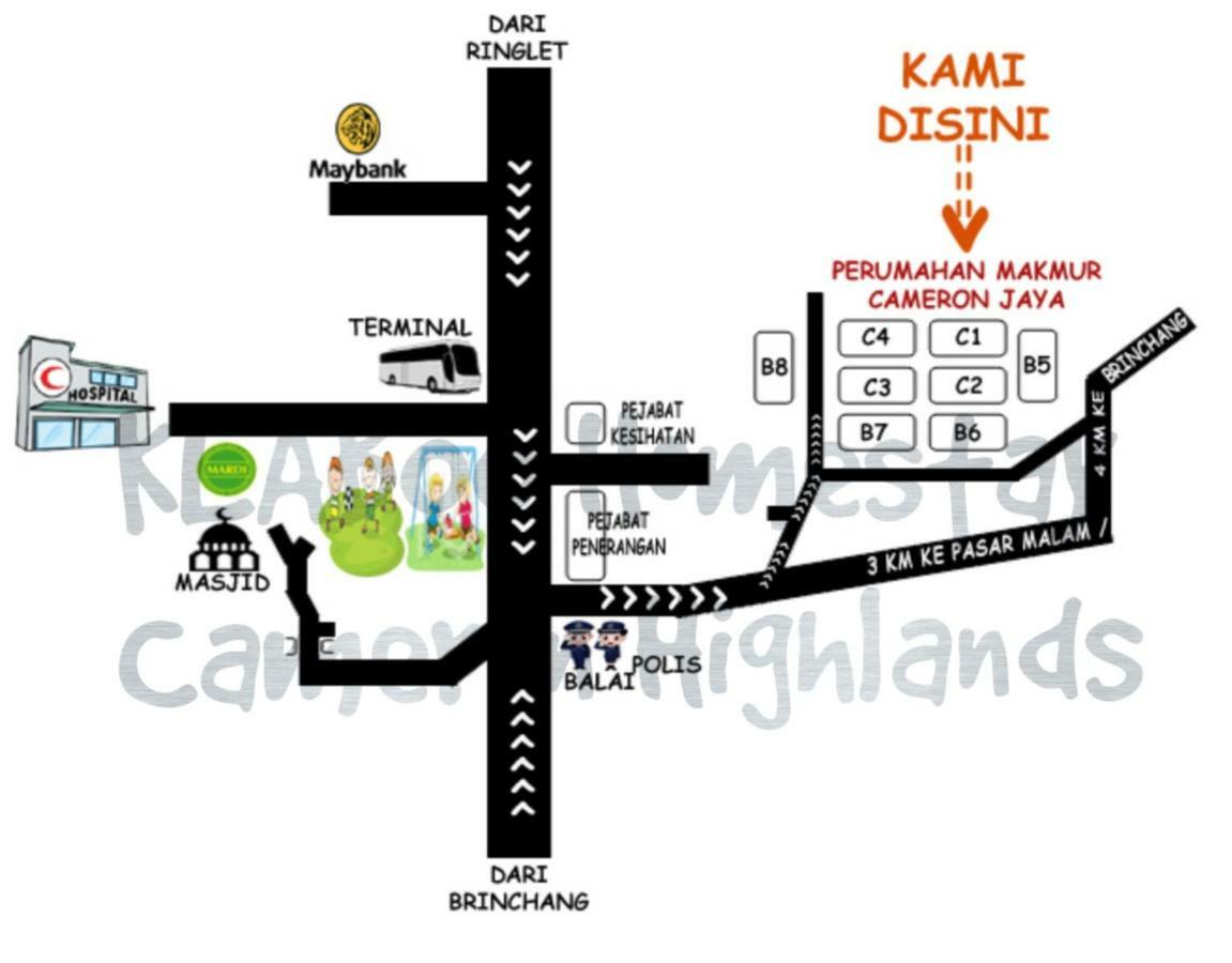 Rumah Tamu By Klaboo Tanah Rata Exterior foto